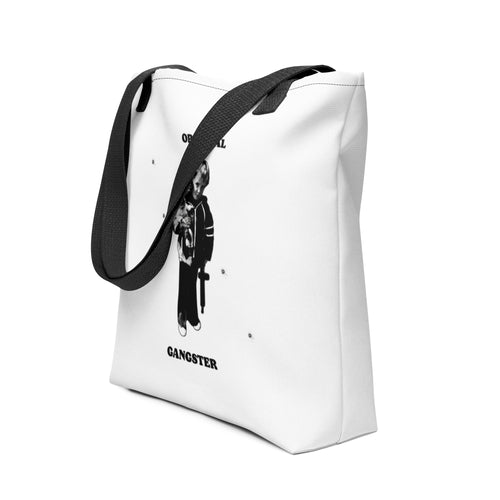 ORIGINAL GANGSTER tote bag in black, front view