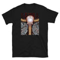 REDUCTION short-Sleeve Unisex T-Shirt in black, front view