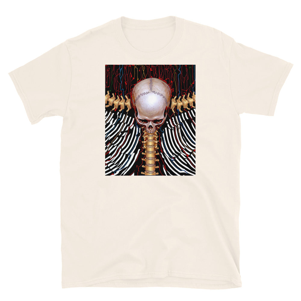 REDUCTION short-Sleeve Unisex T-Shirt in natural, front view