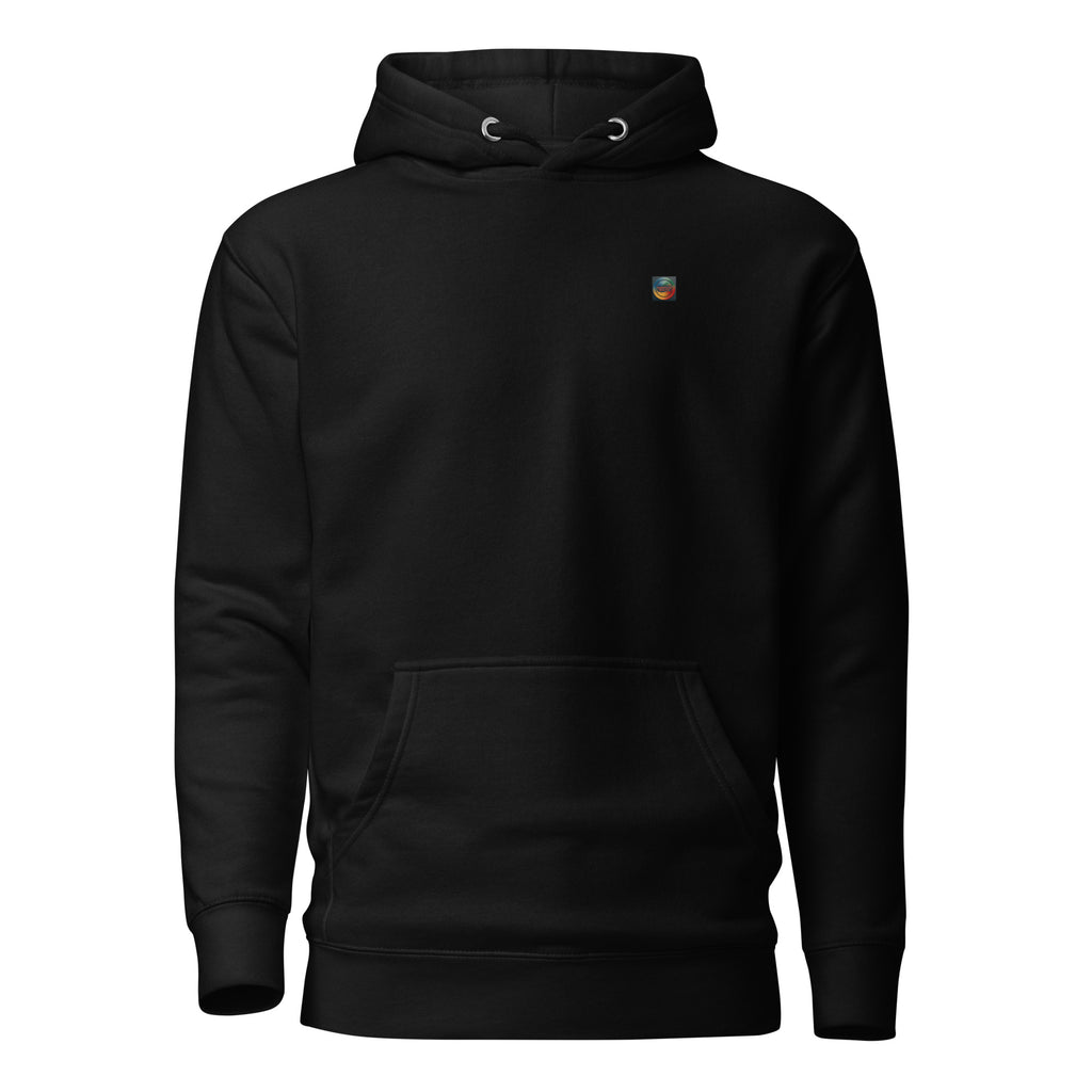 SLUSHY unisex Hoodie in black, front view