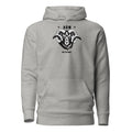 RAM unisex Hoodie – Light Colourways in carbon grey, front view