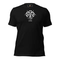 RAM unisex t-shirt – Dark Colourways in black, front view