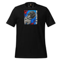 SLUSHY unisex t-shirt in black, front view
